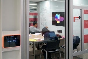 Students Studying in a Group Room