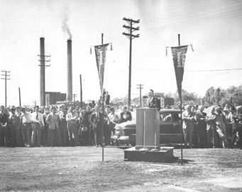 President Hancher - Library Groundbreaking