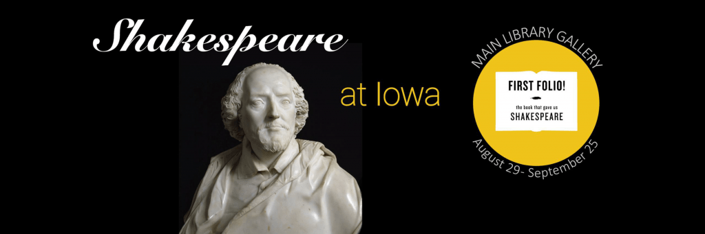 Shakespeare at Iowa August 29-September 25