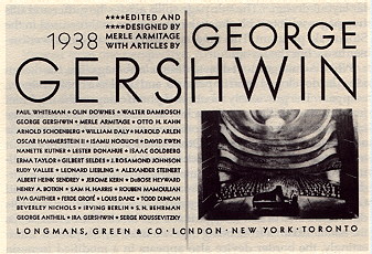 program produced in 1937 for a concert for Leopold Stokowski